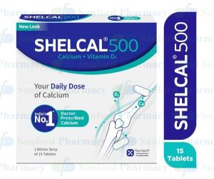 Shelcal 500 Calcium + Vitamin D3 Tablet