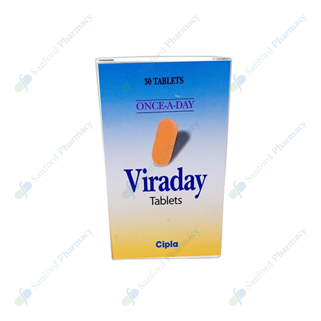 Viraday (Tenofovir+ Emtricitabine+ Efavirenz)