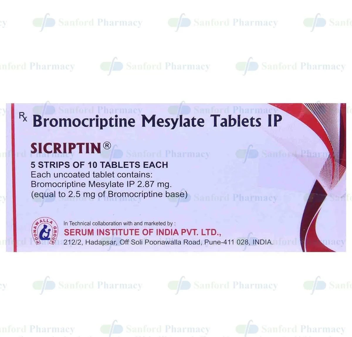 bromocriptine cost